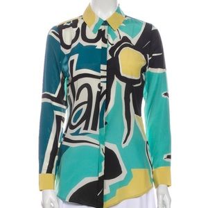 Burberry Prorsum silk blouse size US4